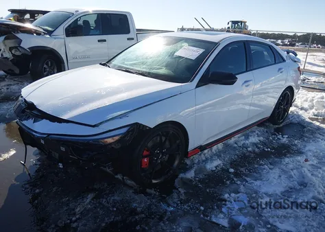 2025 Hyundai Elantra N из США, поврежденный, VIN KMHLW4DK6SU026298